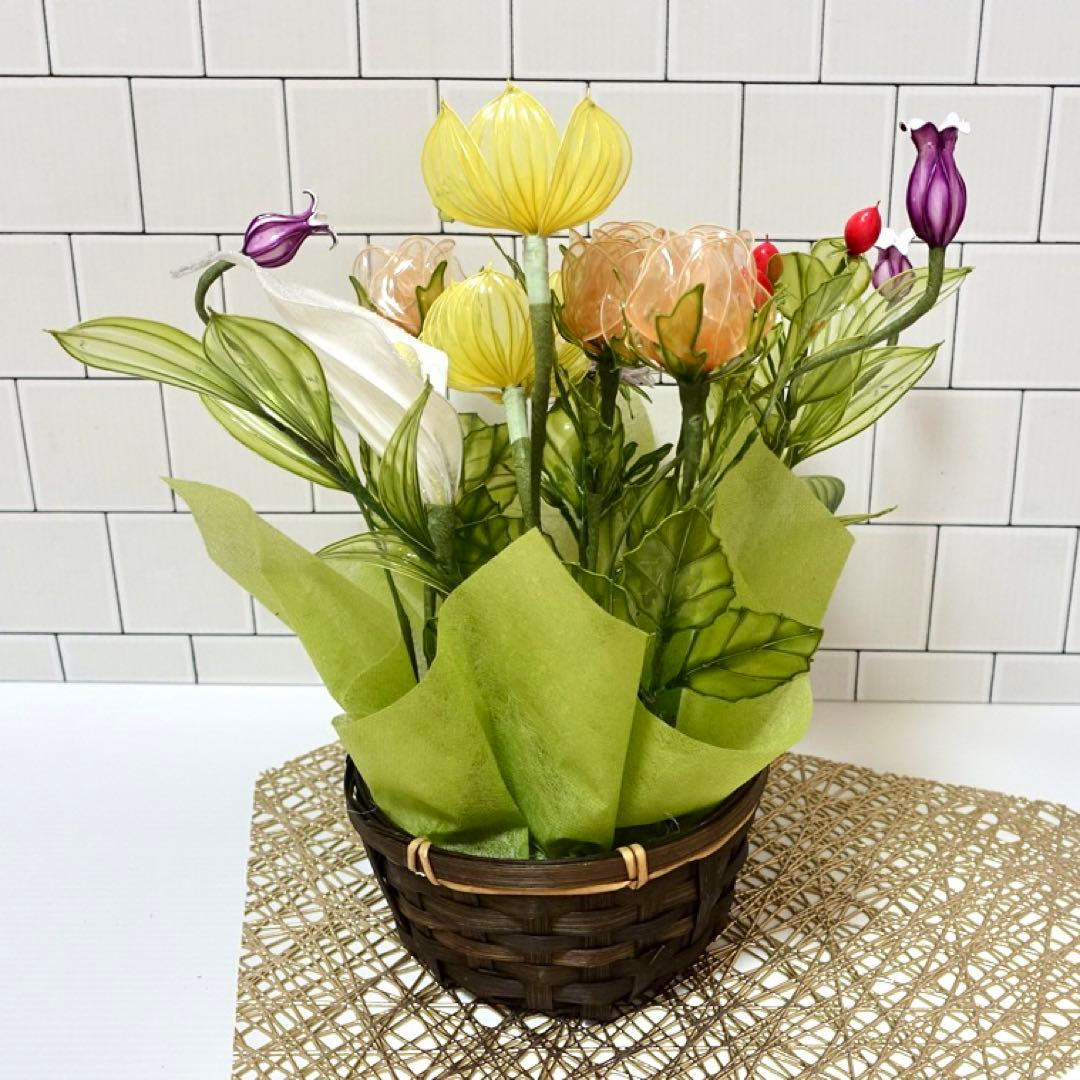 アメリカンフラワー（シンビジウム、スカビオサ）ディップフラワー