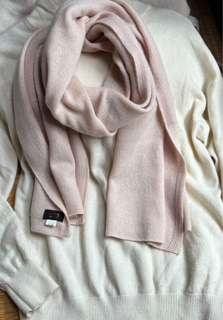 UTO カシミヤ 100% ストール マフラー　ジョンストンズ カシミア