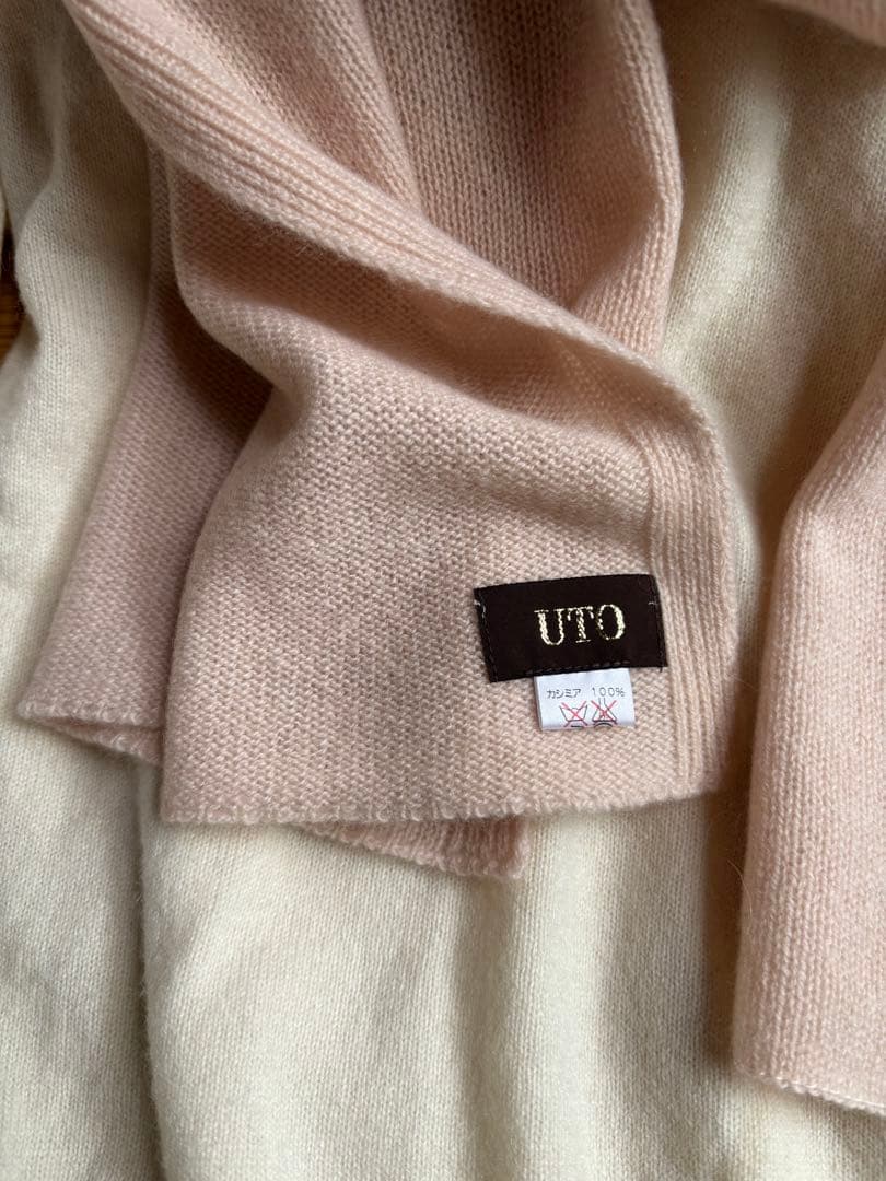 UTO カシミヤ 100% ストール マフラー　ジョンストンズ カシミア