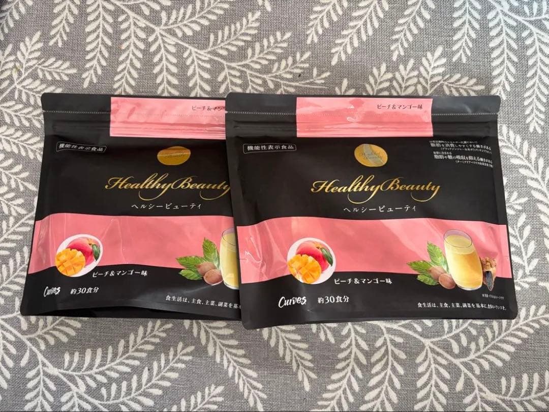 カーブス ヘルシービューティー ピーチ&マンゴー味✖️2個