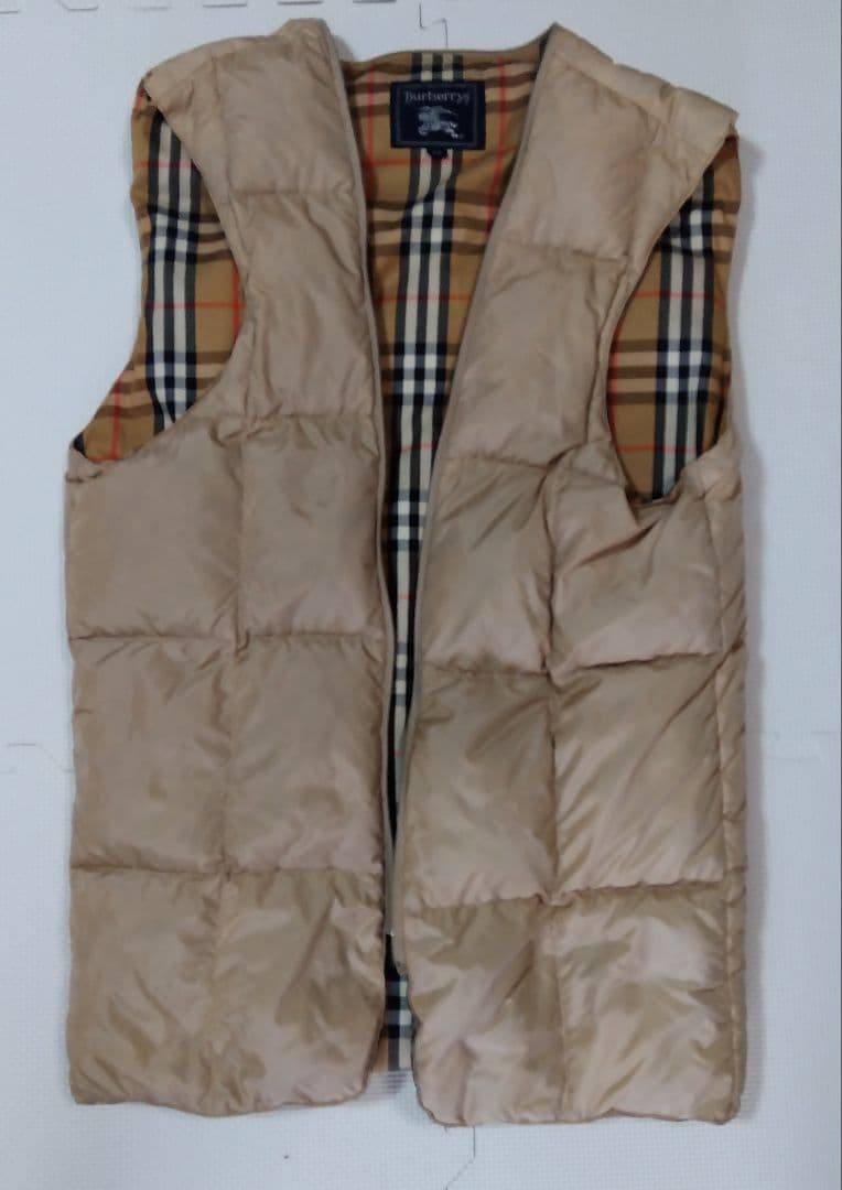 Burberry モッズコート　ベージュ ダウンベストライナー　 フード付き