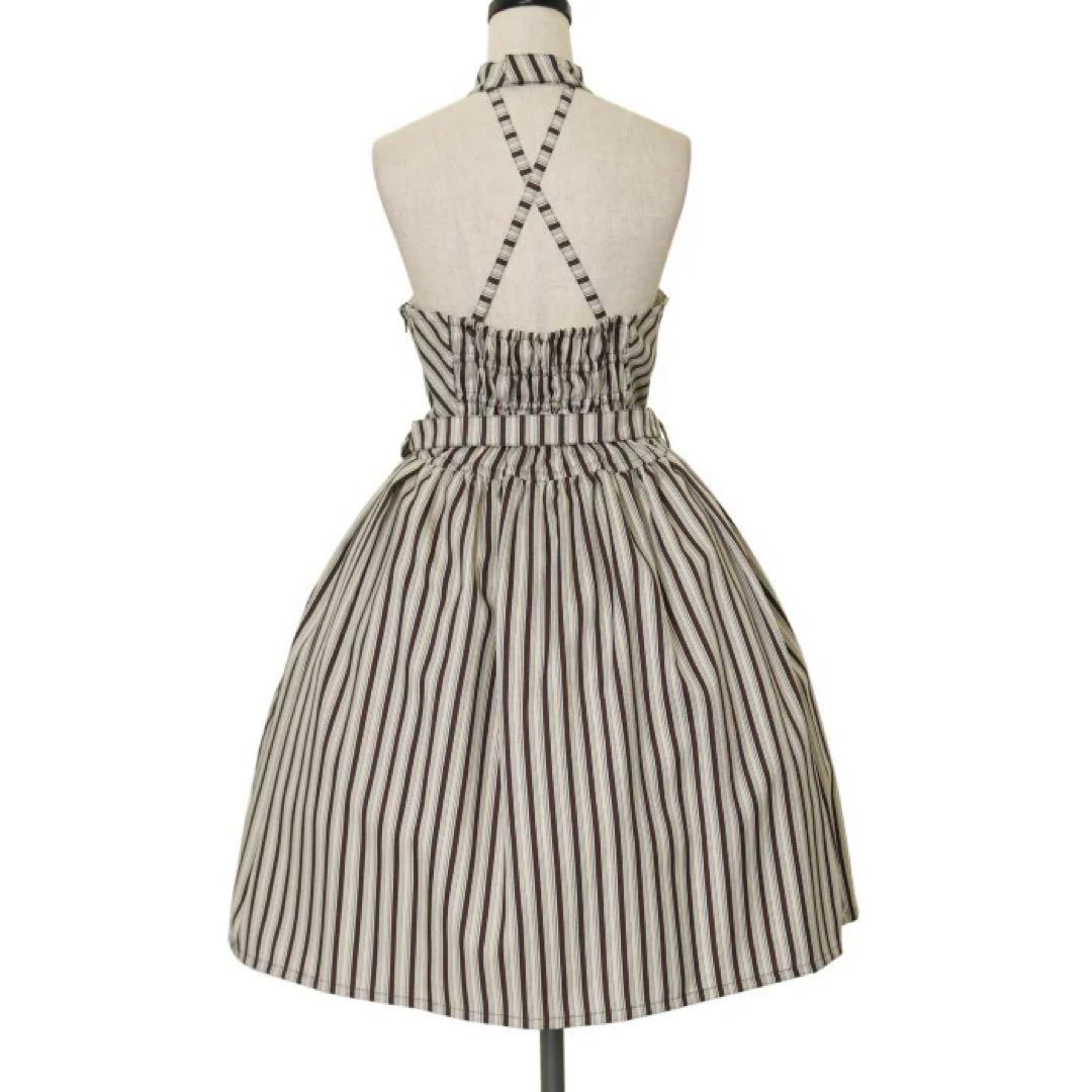 訳あり Innocent World ルナストライプホルタージャンパースカート