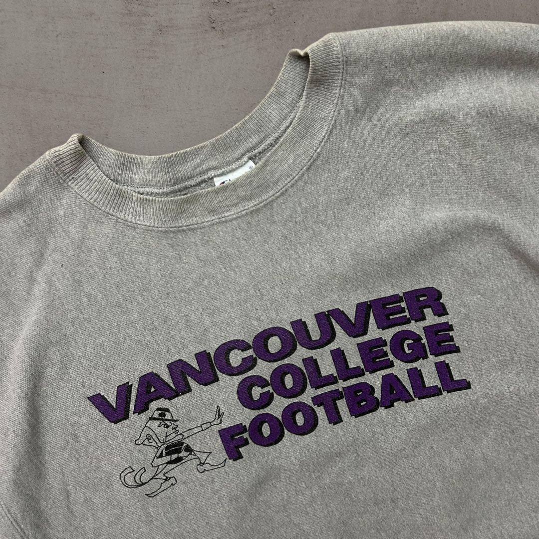 【champion】90sリバースウィーブカレッジスウェットバンクーバー大学古着