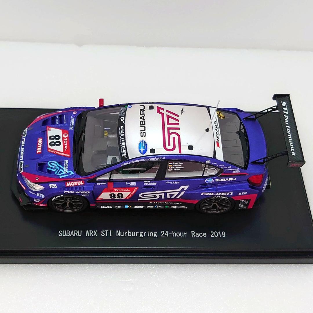 《未使用》EBBRO　スバル　WRX　STI　ニュルブルクリンク　2019　模型