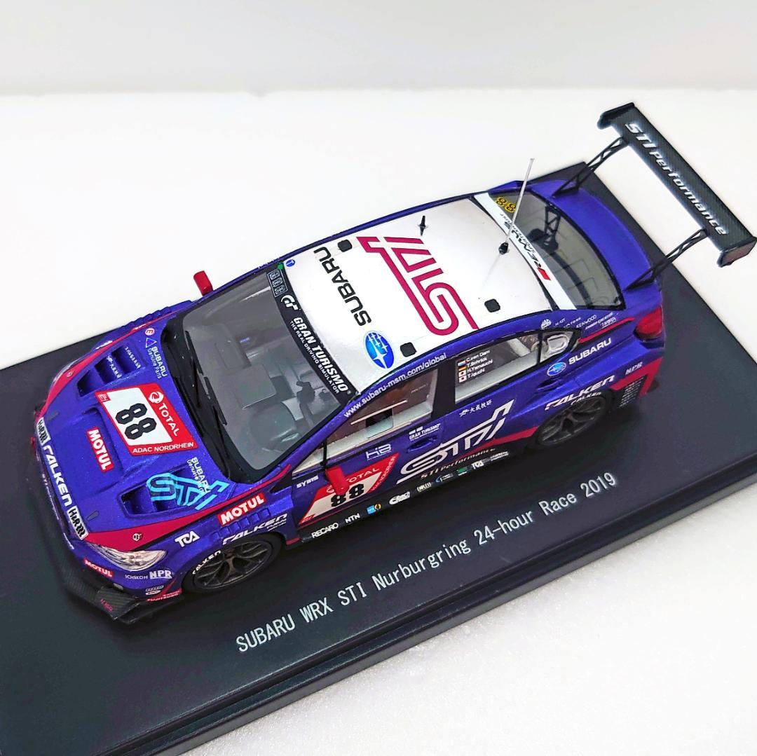 《未使用》EBBRO　スバル　WRX　STI　ニュルブルクリンク　2019　模型