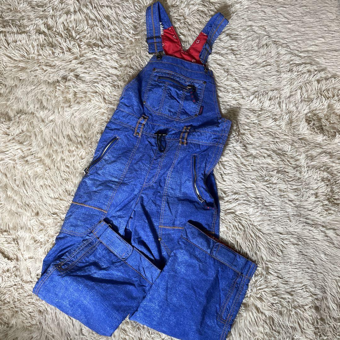 デニムカラー　phenix スノーボード　スキー　スノボウェア　セットアップ上下