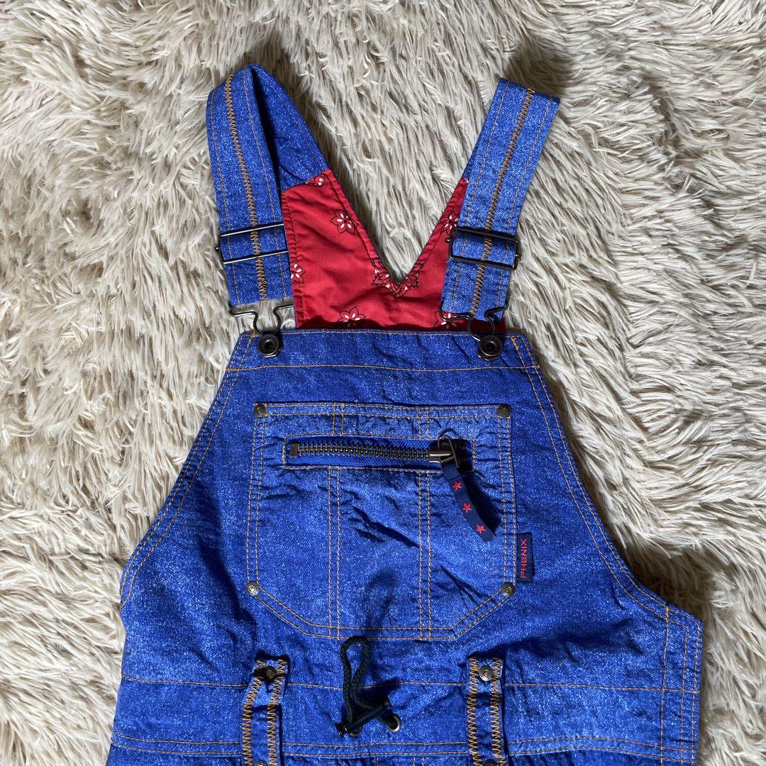 デニムカラー　phenix スノーボード　スキー　スノボウェア　セットアップ上下