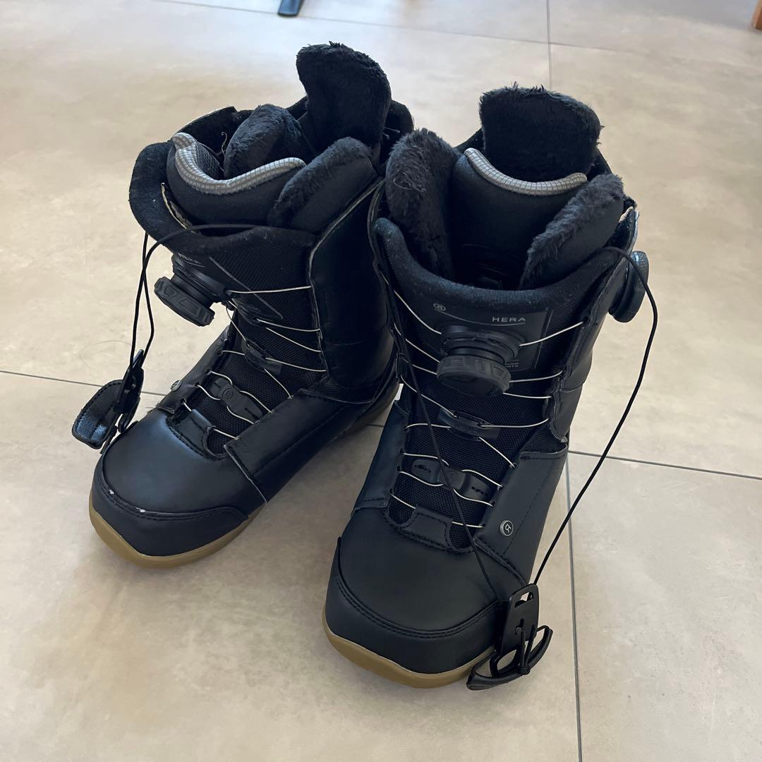 2022型 スノーボードブーツ RIDE HERA 23 黒