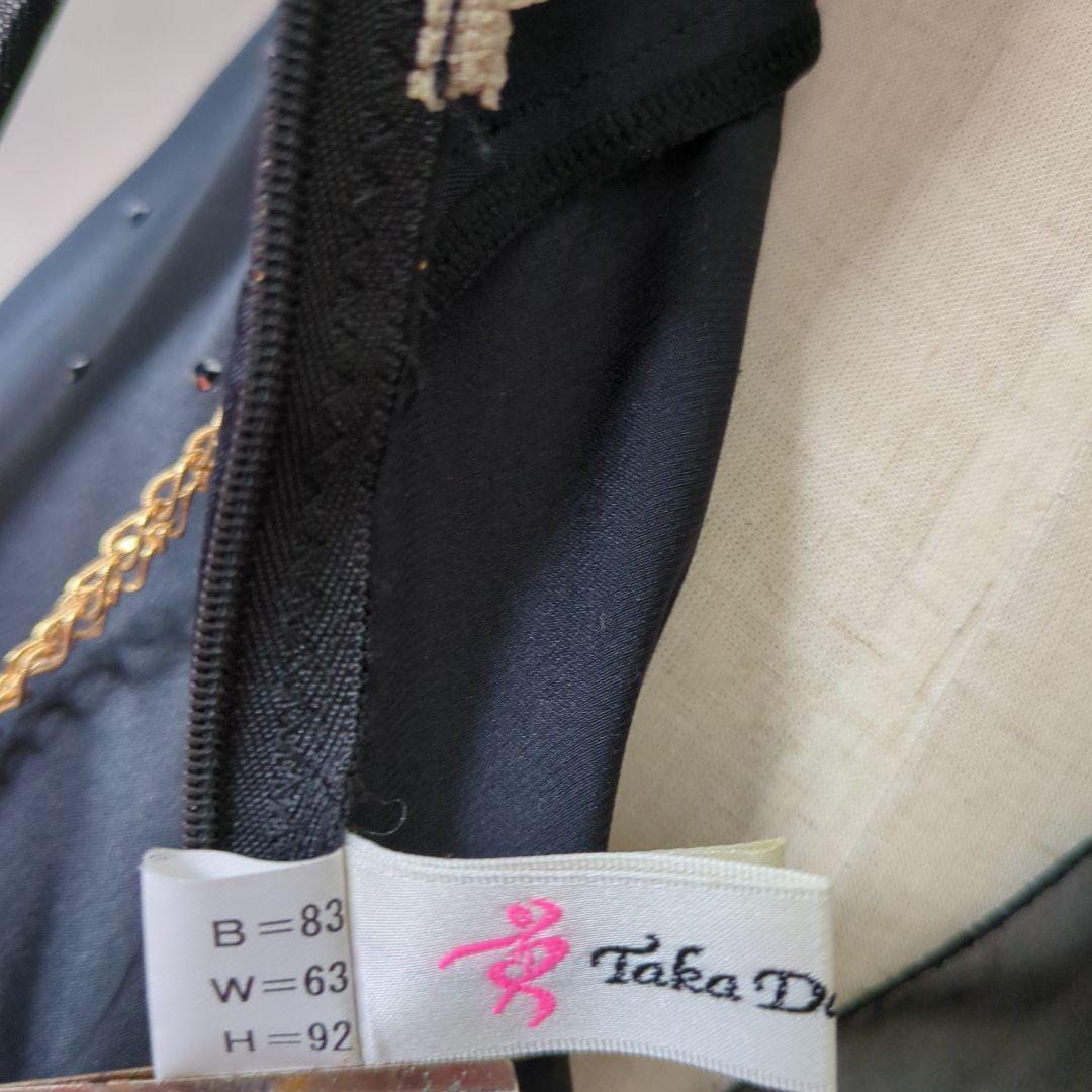 ma様専用品 タカダンス 社交ダンス用黒ドレス 長袖 スパンコール