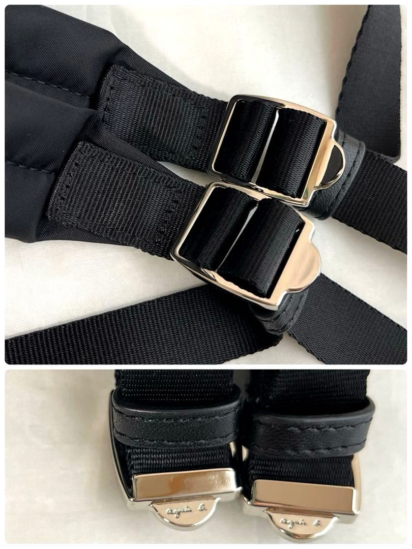 ＊未使用級＊agnes b. バックパック ブラックWAS13-03