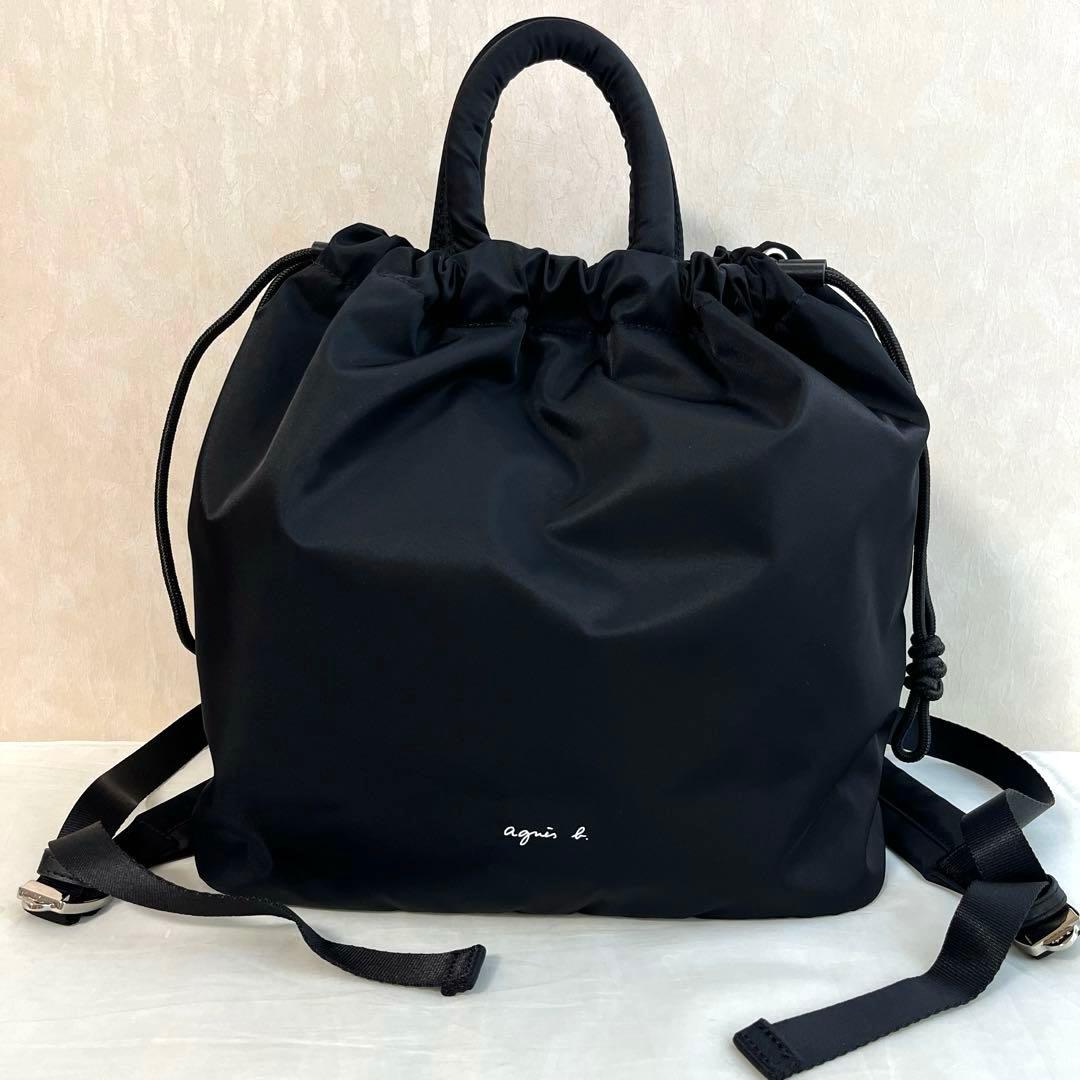 ＊未使用級＊agnes b. バックパック ブラックWAS13-03