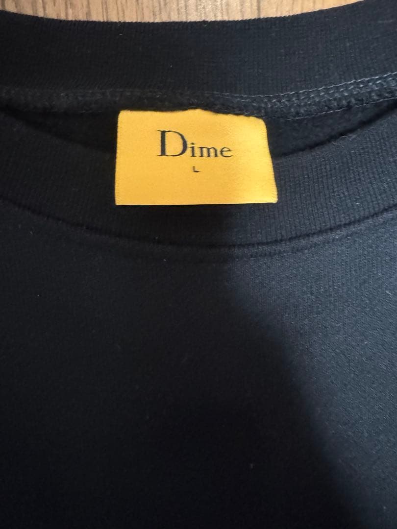 Dime ブラック スウェットシャツ Lサイズ