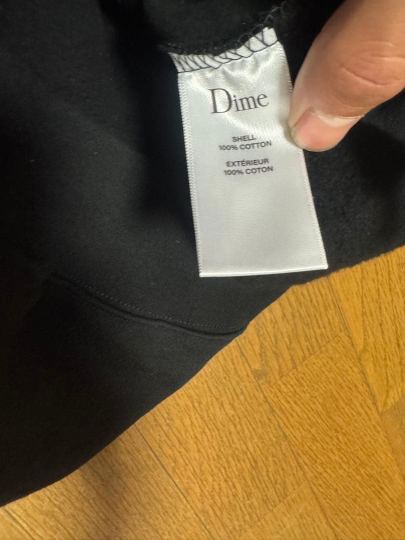 Dime ブラック スウェットシャツ Lサイズ