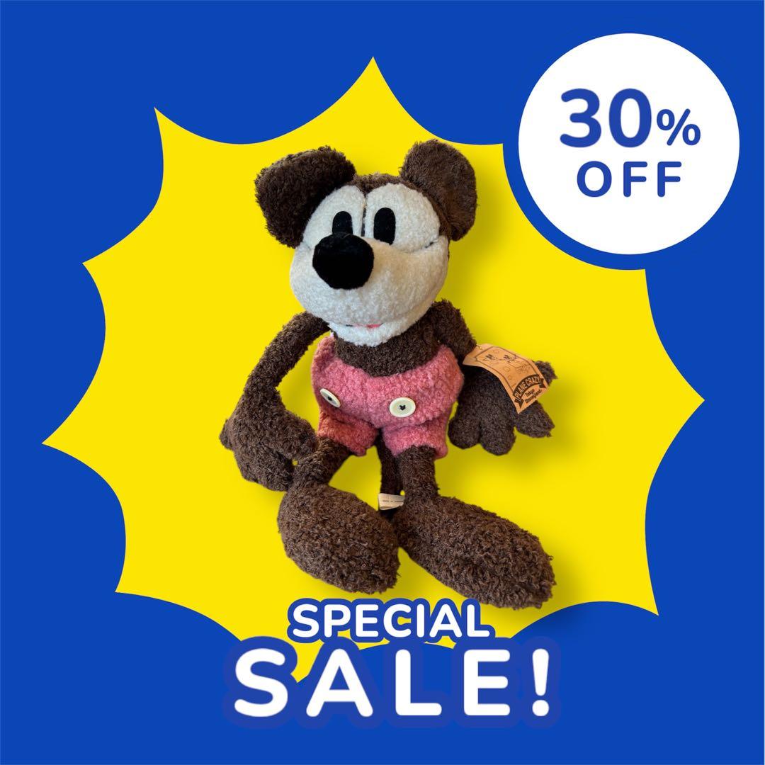 希少限定美品】東京ディズニーランド限定オールドミッキーマウス