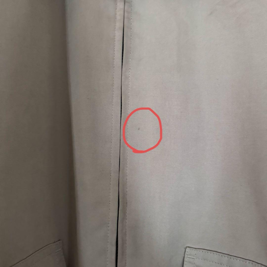 L.L.Bean　エルエルビーン　襟レザースウィングトップ　ベージュ　A-2