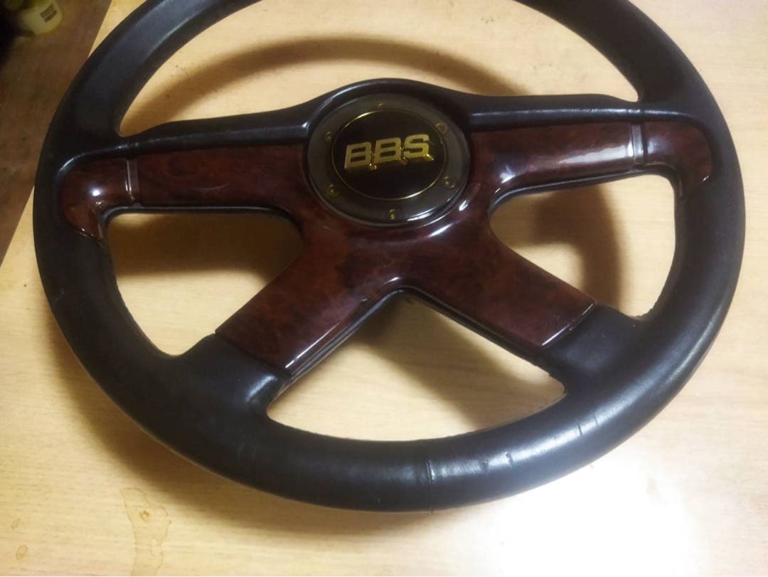 BBS ステアリングホイール ウッドレザー