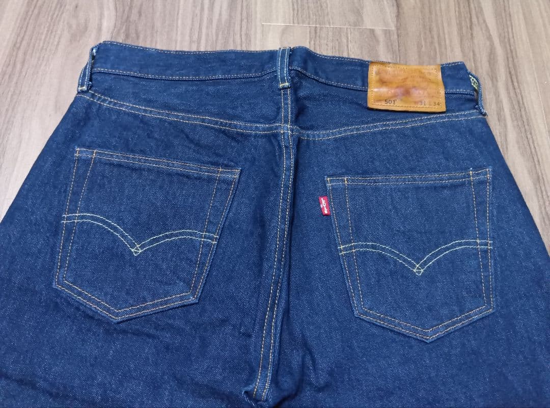 【超美品】リーバイス501　W31　アメリカ製　リジッド　セルビッチ(赤耳)