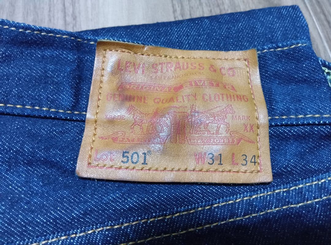 【超美品】リーバイス501　W31　アメリカ製　リジッド　セルビッチ(赤耳)