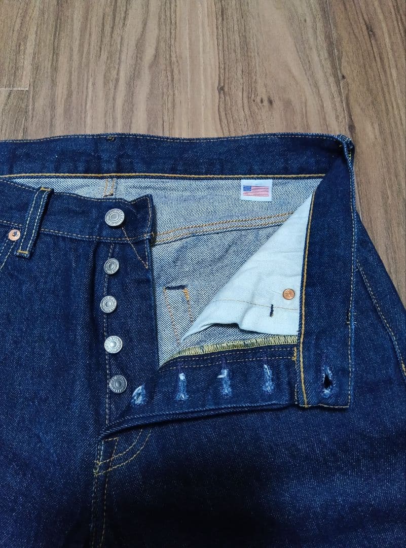 【超美品】リーバイス501　W31　アメリカ製　リジッド　セルビッチ(赤耳)