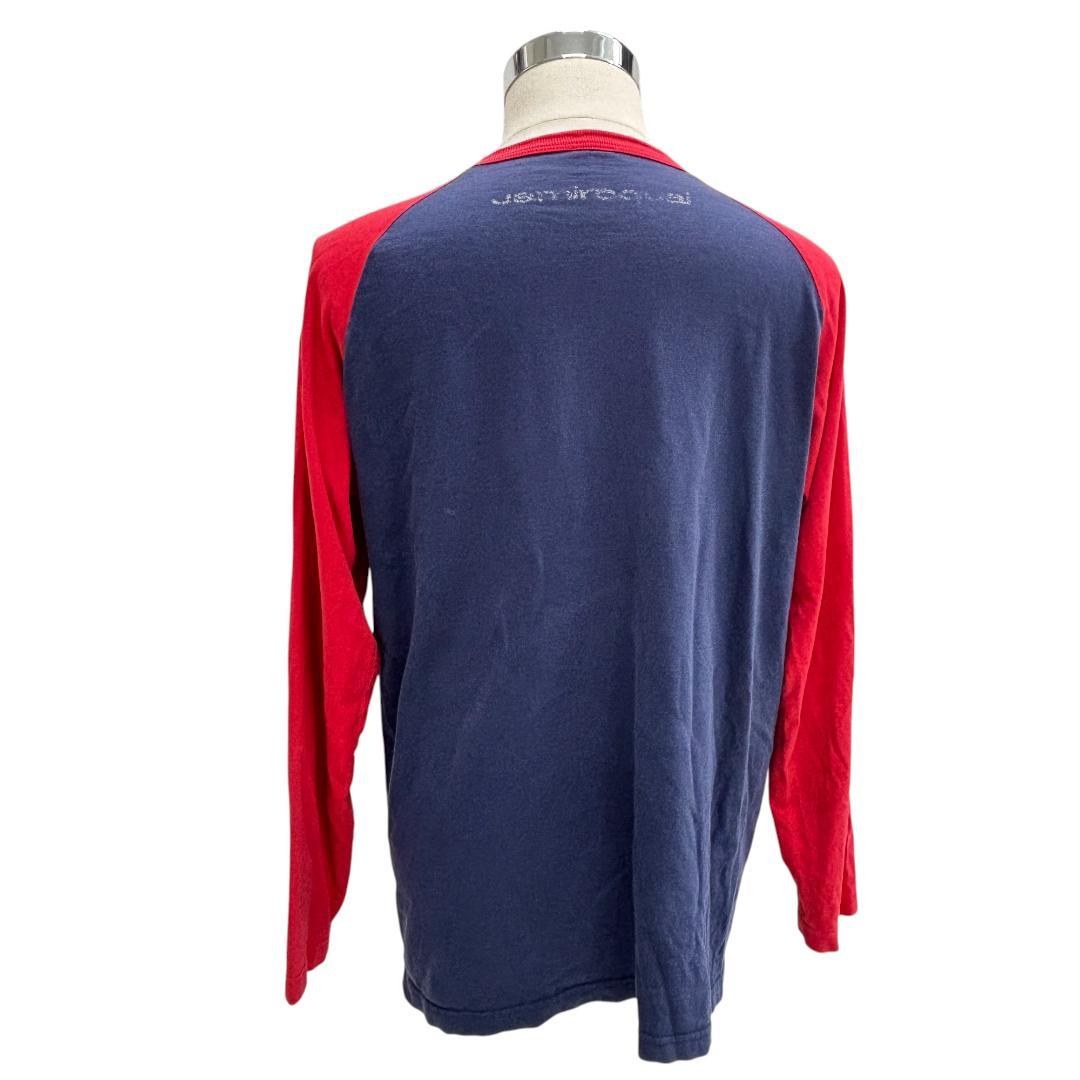 ☆美品 リーバイス ジャミロクワイ 紺×赤 長袖 Tシャツ・カットソー L