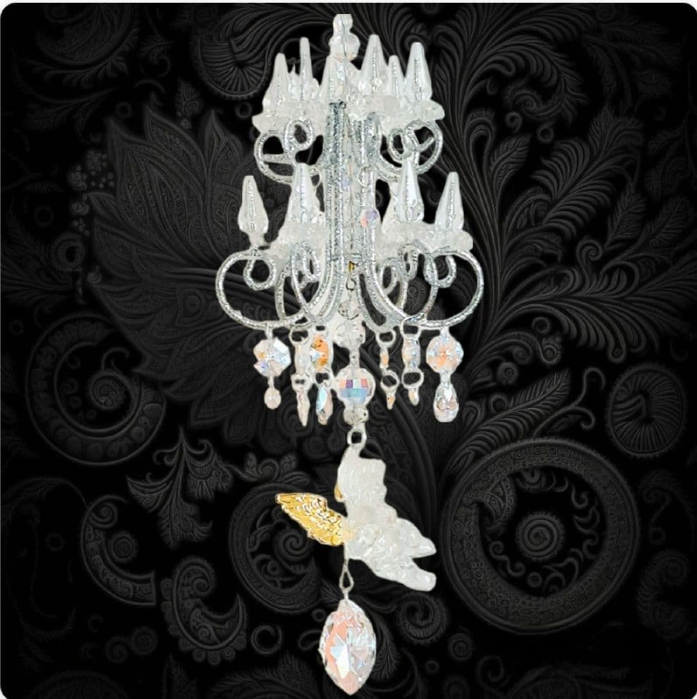 サンキャッチャー シャンデリア エンジェル