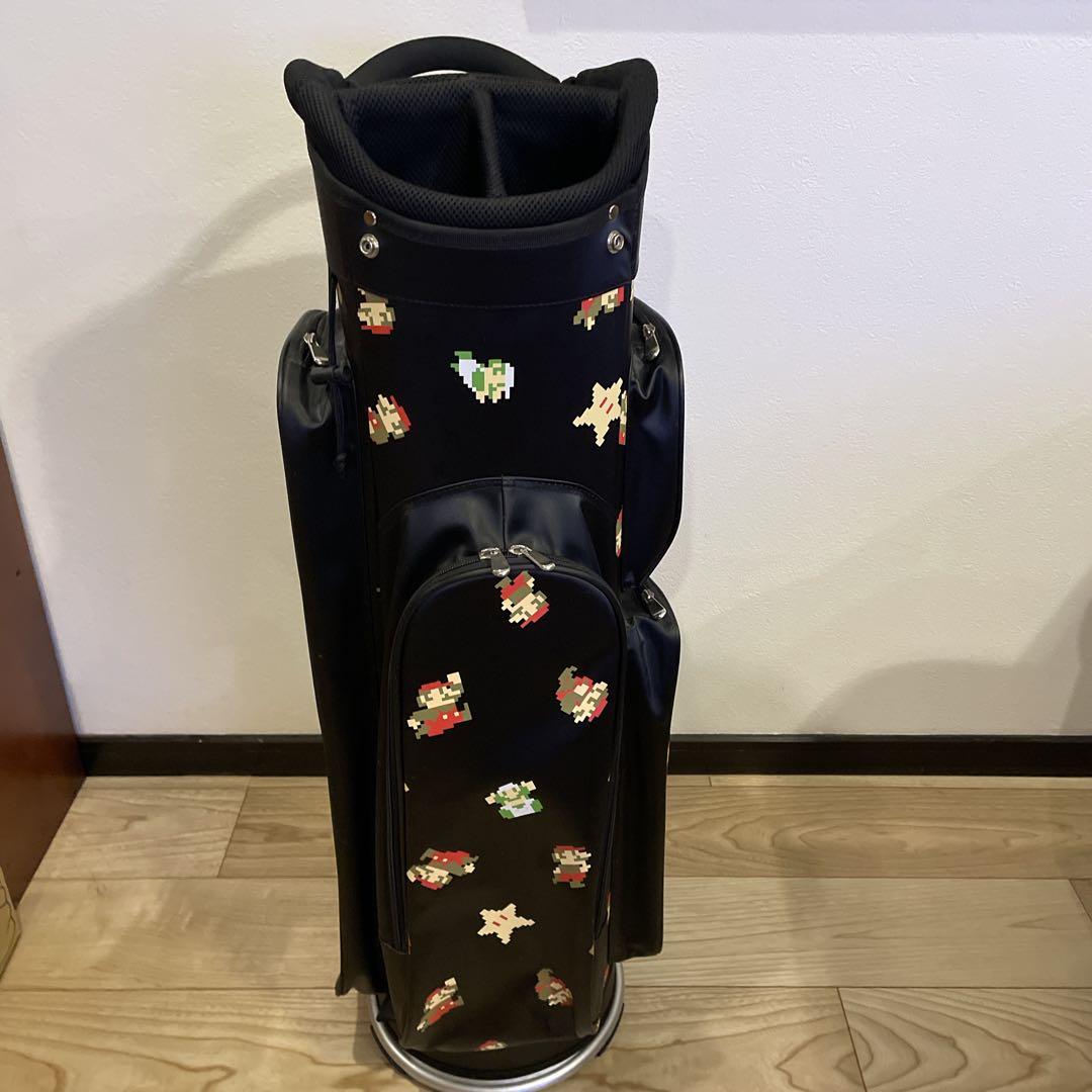 スーパーマリオブラザーズ ゴルフバッグ 黒