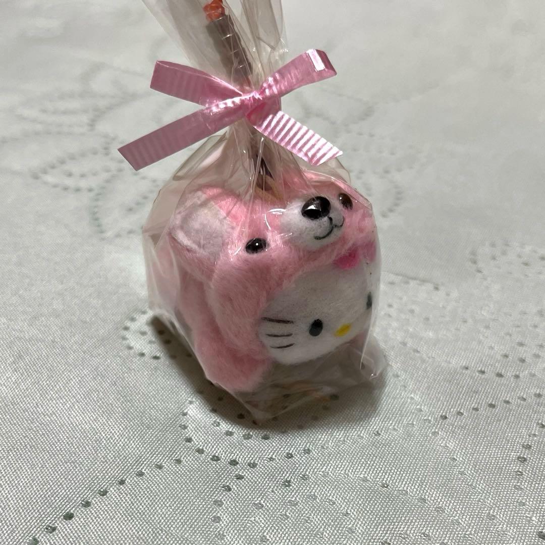 Hello kitty ストラップ(被り物キティ クリーナーストラップ)3個