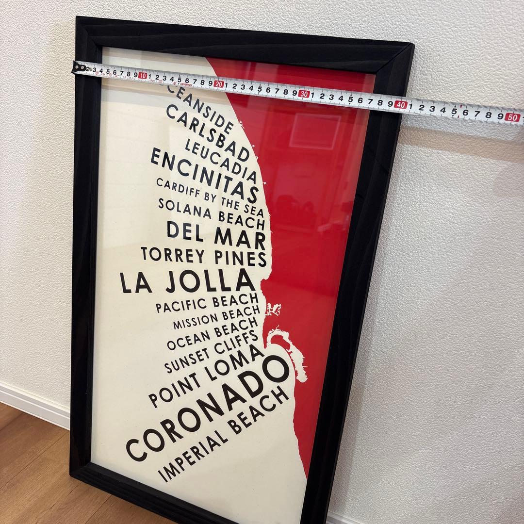 【セット商品】Orange&Parkアート（額あり）&カリフォルニアサインアート