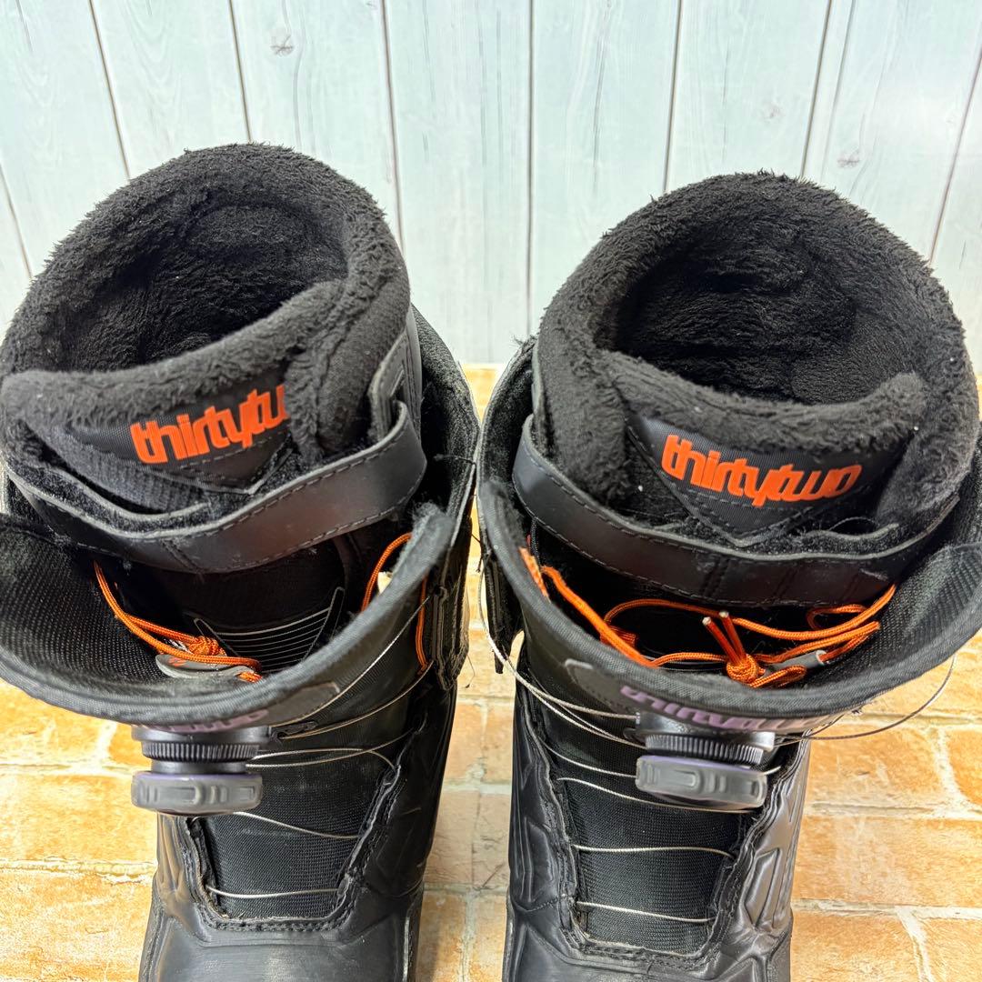 thirty two ダブルボア レディース ブーツ ブラック サーティーツー