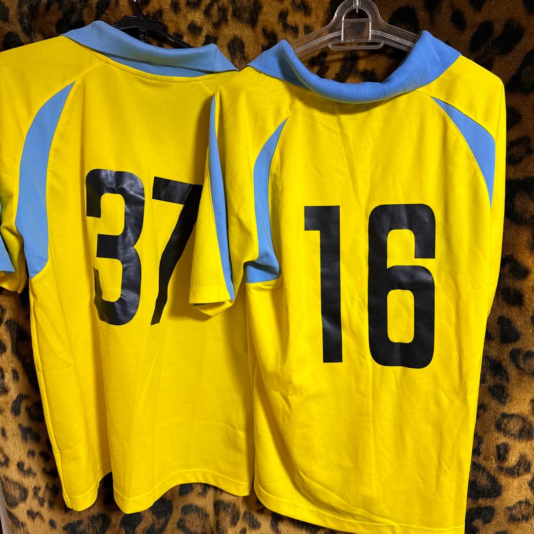 黄色ユニフォーム　5枚セット　サッカー　フットサル