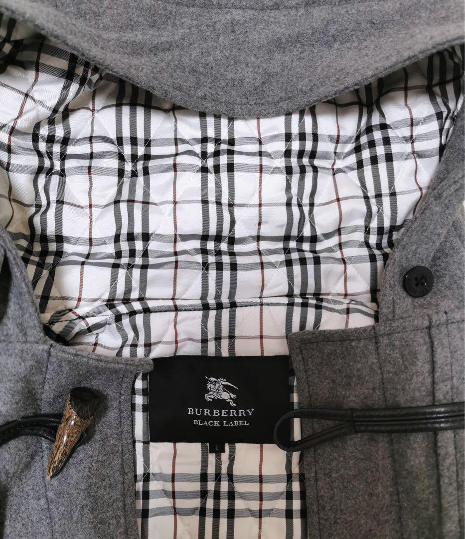BURBERRY BLACK LABEL グレー ダッフルコート Lサイズ