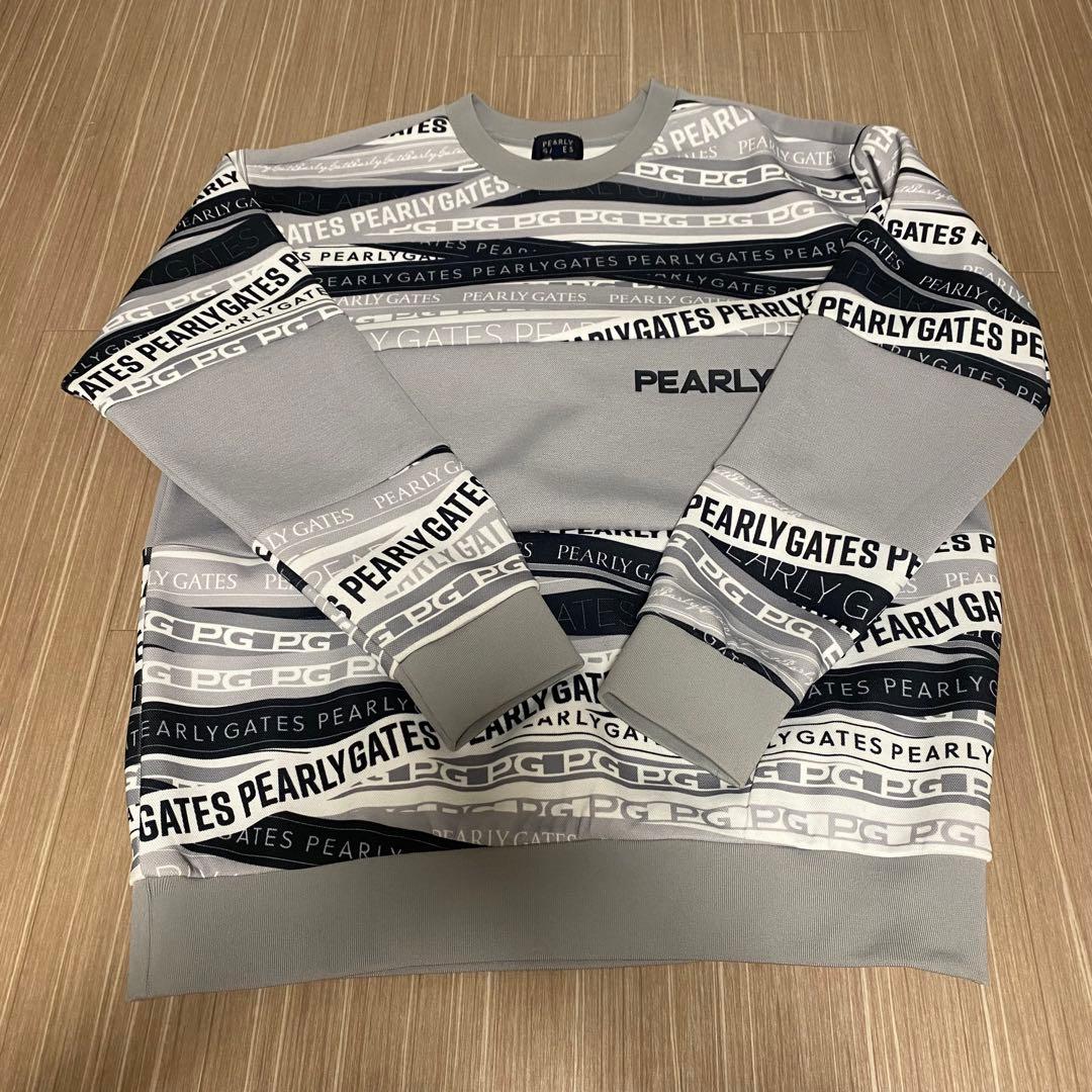 PEARLY GATES カノコダンボールクルーネックトップス　サイズM