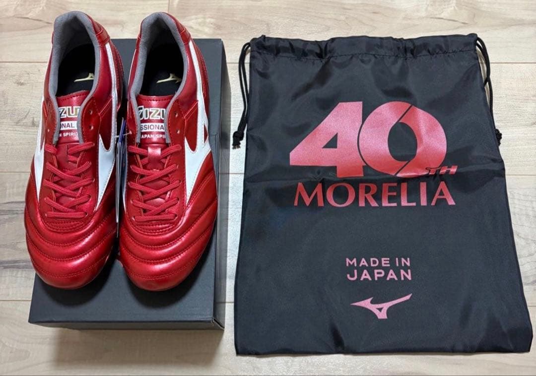 40周年限定カラー ミズノ モレリア 2 JAPAN 24cm