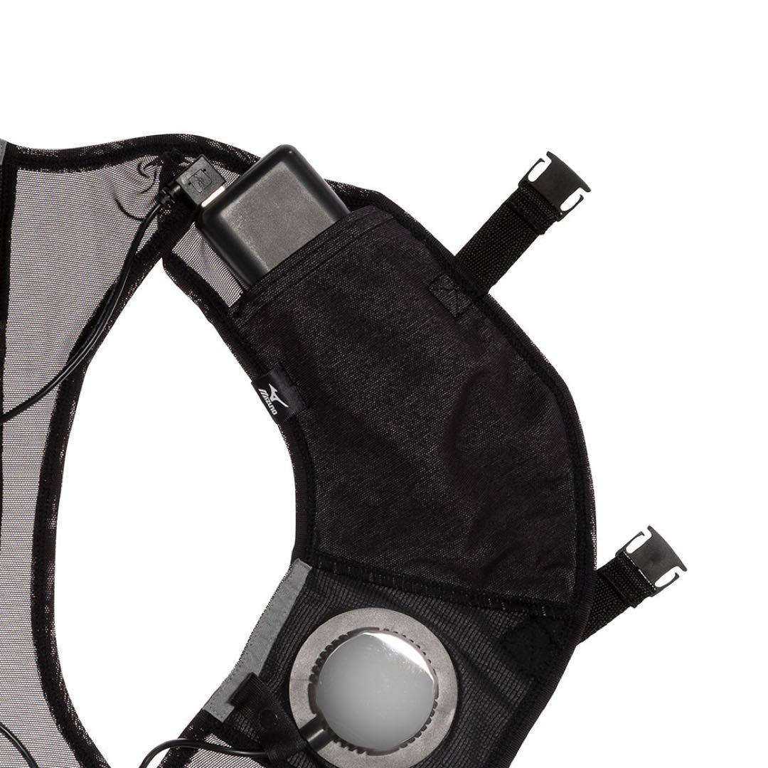 ミズノ アイスタッチデバイスベスト L/ペルチェデバイス3個/バッテリー セット