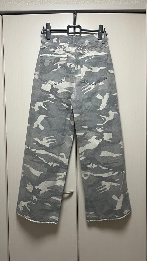 パンツ unsually Lace Camouflage Denim S