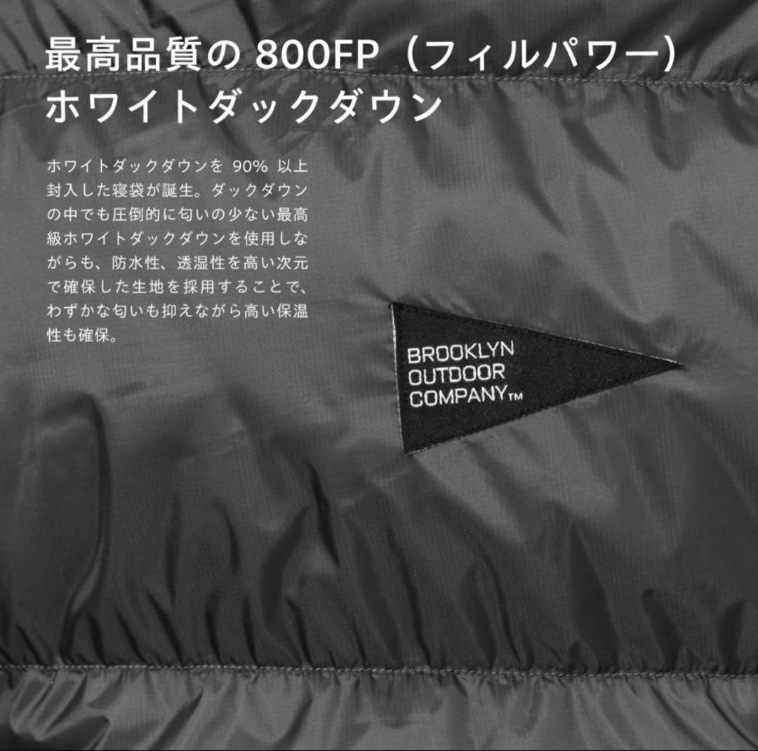 BROOKLYN OUTDOOR COMPANY シュラフ 600g