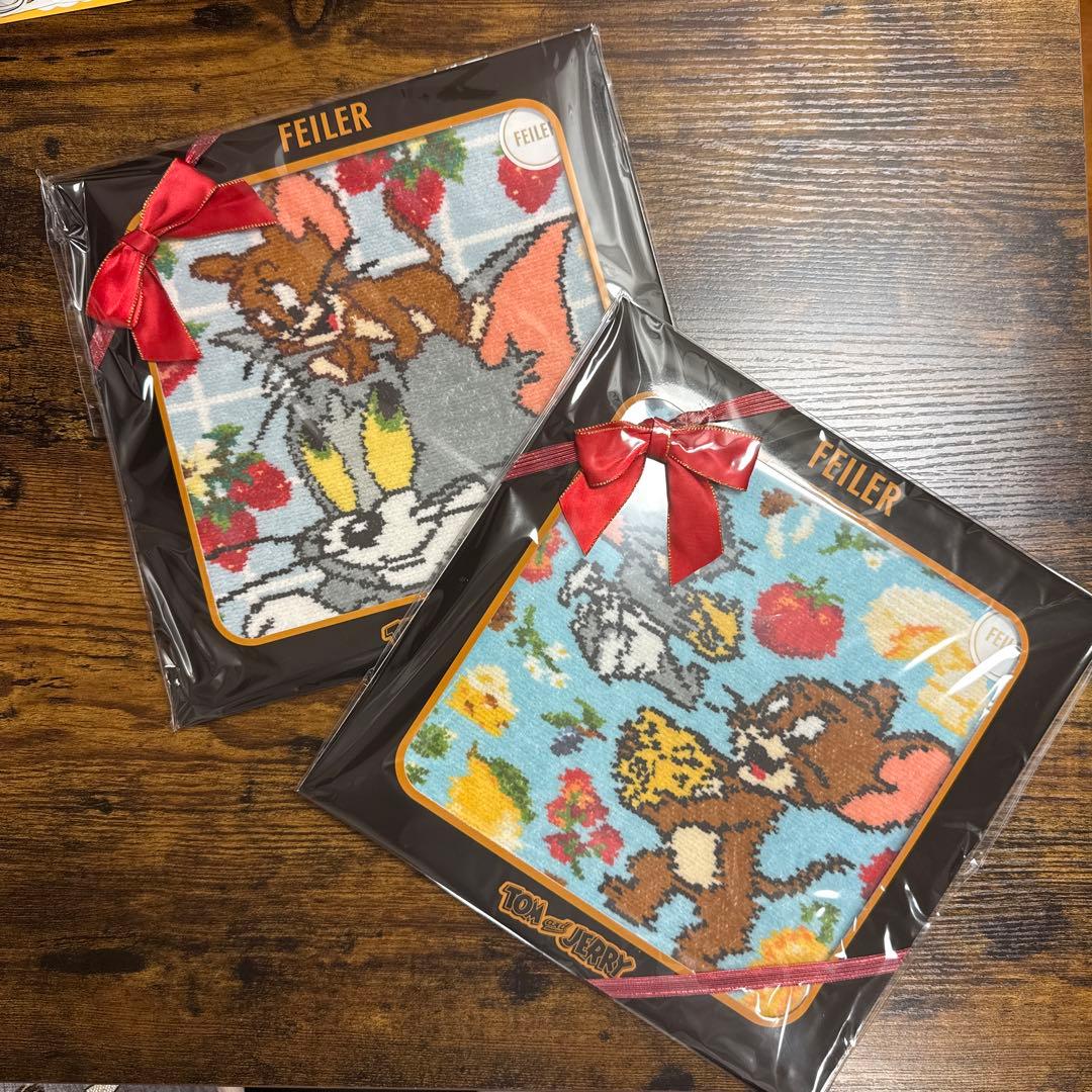 フェイラー ハンカチ トムとジェリー 2枚セット 3000枚限定 完売品