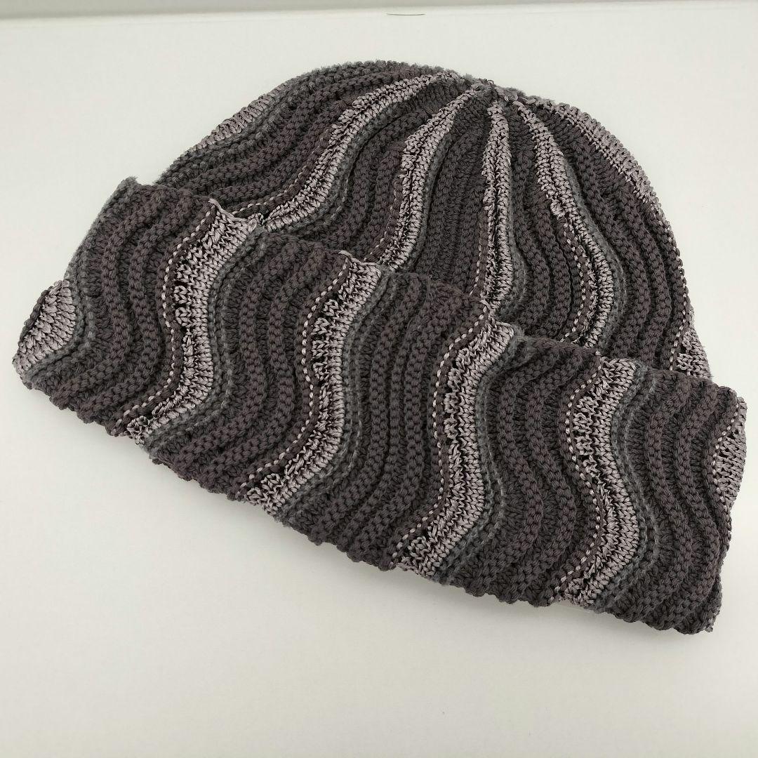ATiiSSU アティッシュ ニット帽 ウェーブビーニー 韓国 帽子 - メルカリ