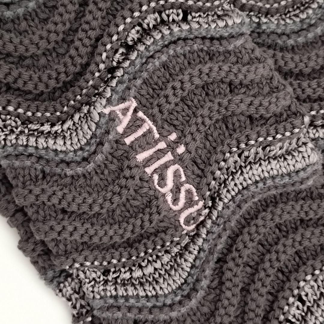 ATiiSSU アティッシュ ニット帽 ウェーブビーニー 韓国 帽子 - メルカリ