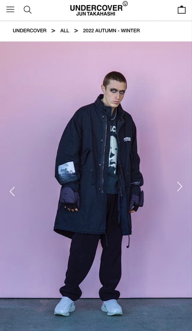 アンダーカバー　22AW psyco モッズコート