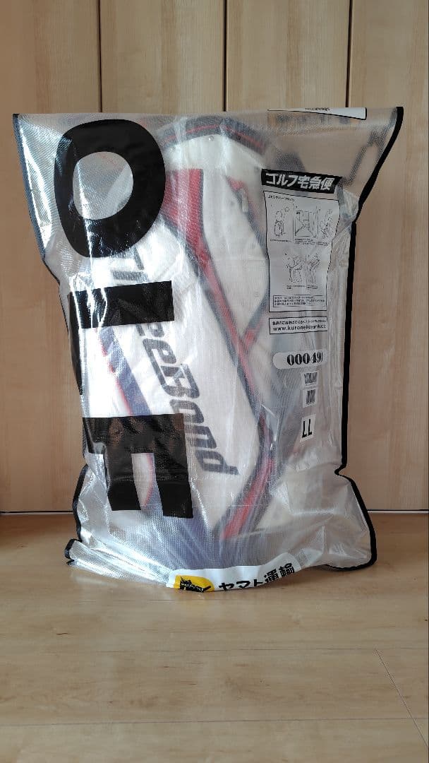 申ジエモデル　　ThreeBond キャディバッグ ホワイト/レッド/ブルー