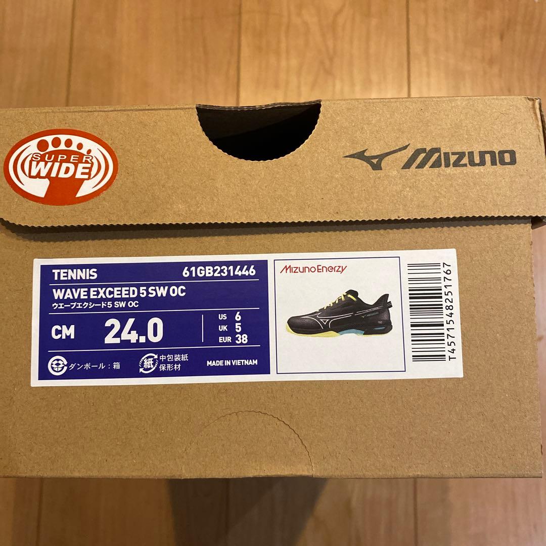 シューズ(男性用) Mizuno WAVE EXCEED 5 SW OC 24.0 cm