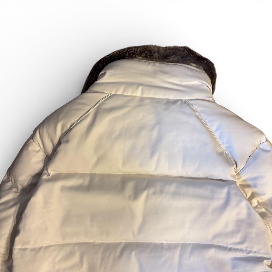 Yohji Yamamoto ダウン リアルファー ヨウジヤマモト ホワイト