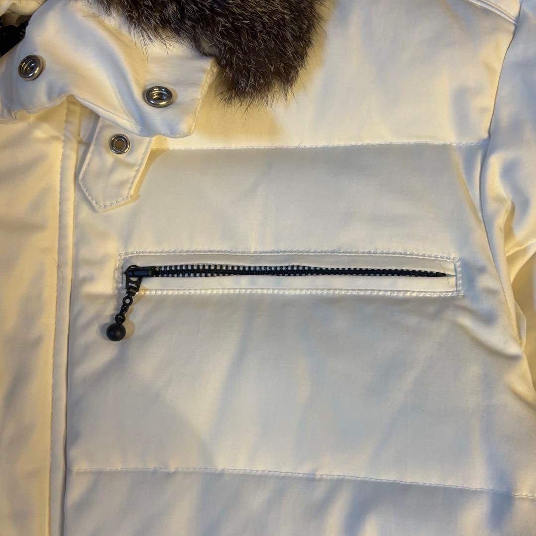 Yohji Yamamoto ダウン リアルファー ヨウジヤマモト ホワイト