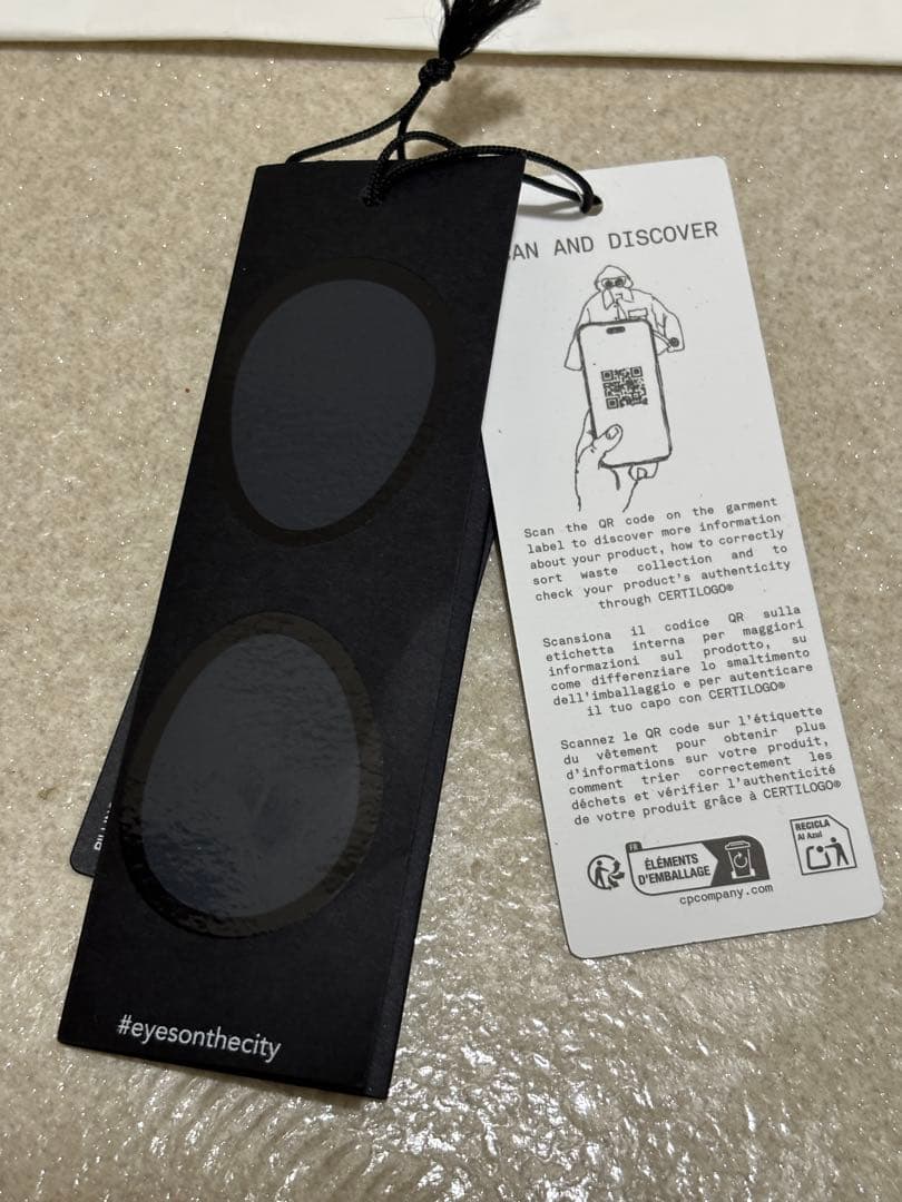 C.P.company ゴーグルビーニー　ネイビー