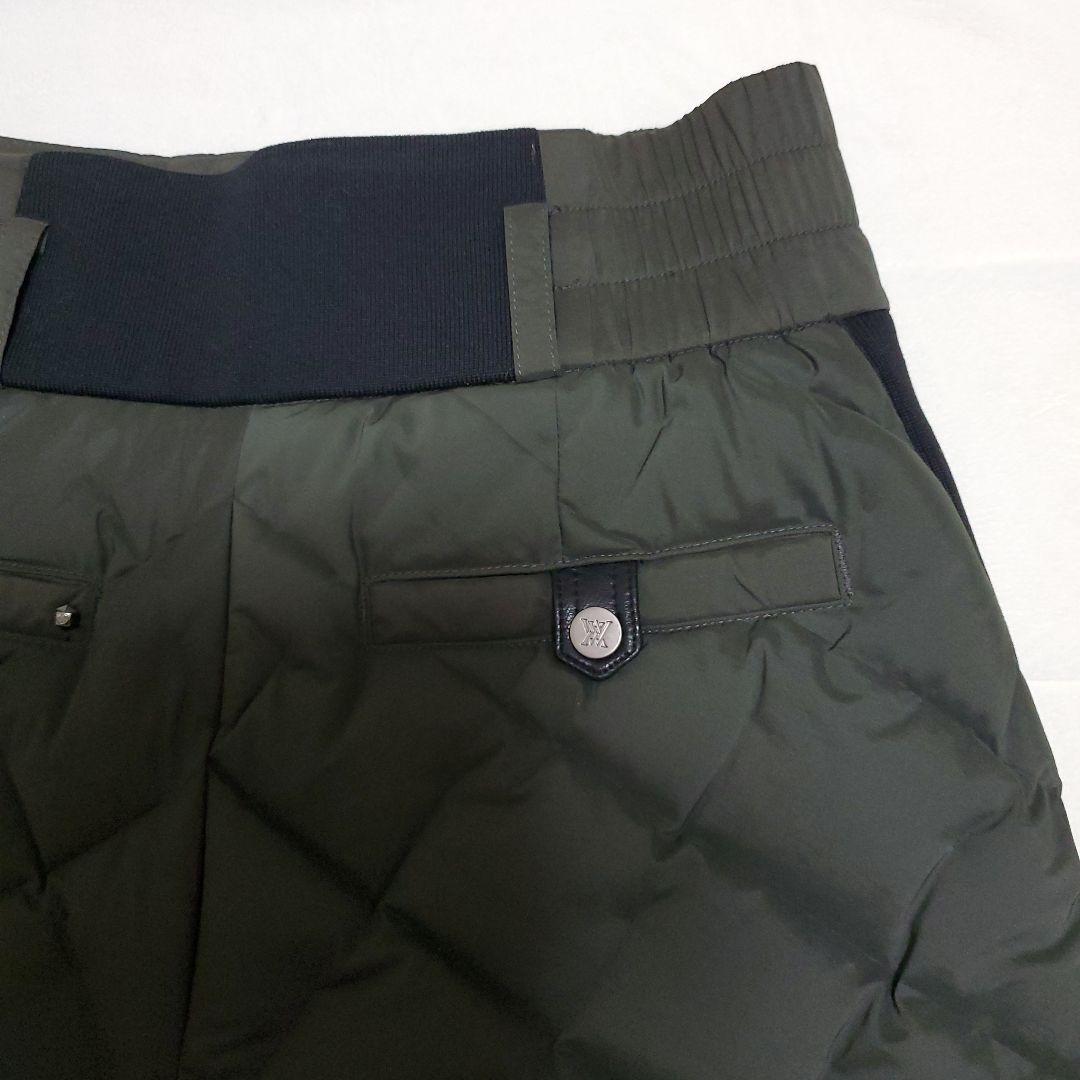 韓国anewゴルフオリーブグリーン ベストとショートパンツセット