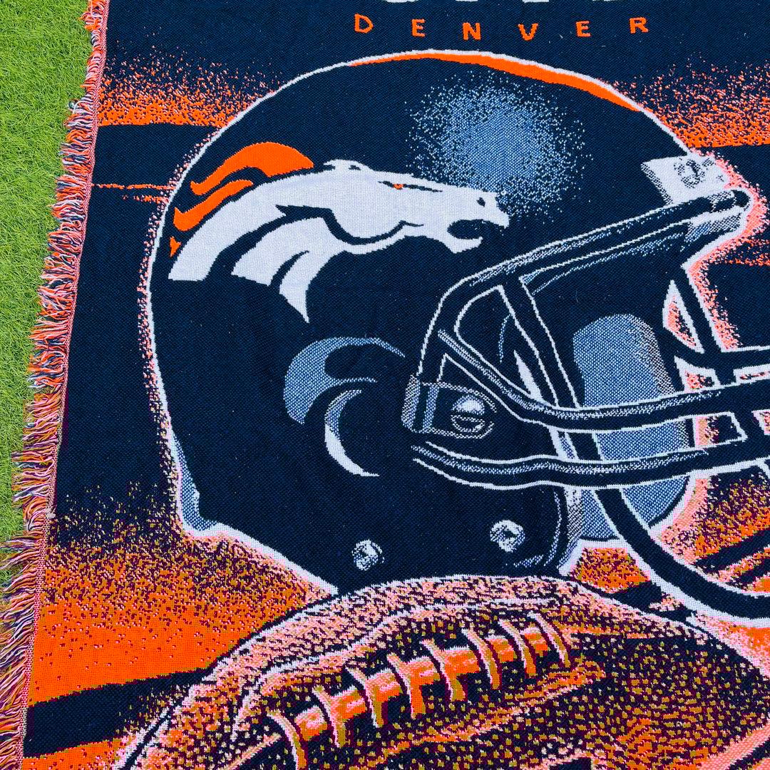 【rug】BRONCOS NFL アメフト チーム DENVER ラグ マット