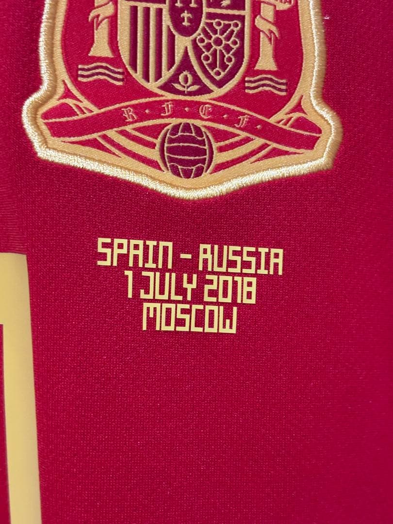 新品タグ付 2018W杯 スペイン代表 アセンシオ ロシア戦マッチデー入り S