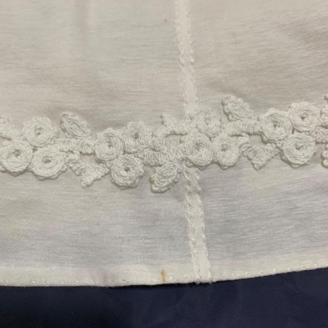 良品✨ルイヴィトン レース 刺繍 フレアスカート 白 ホワイト 34 S