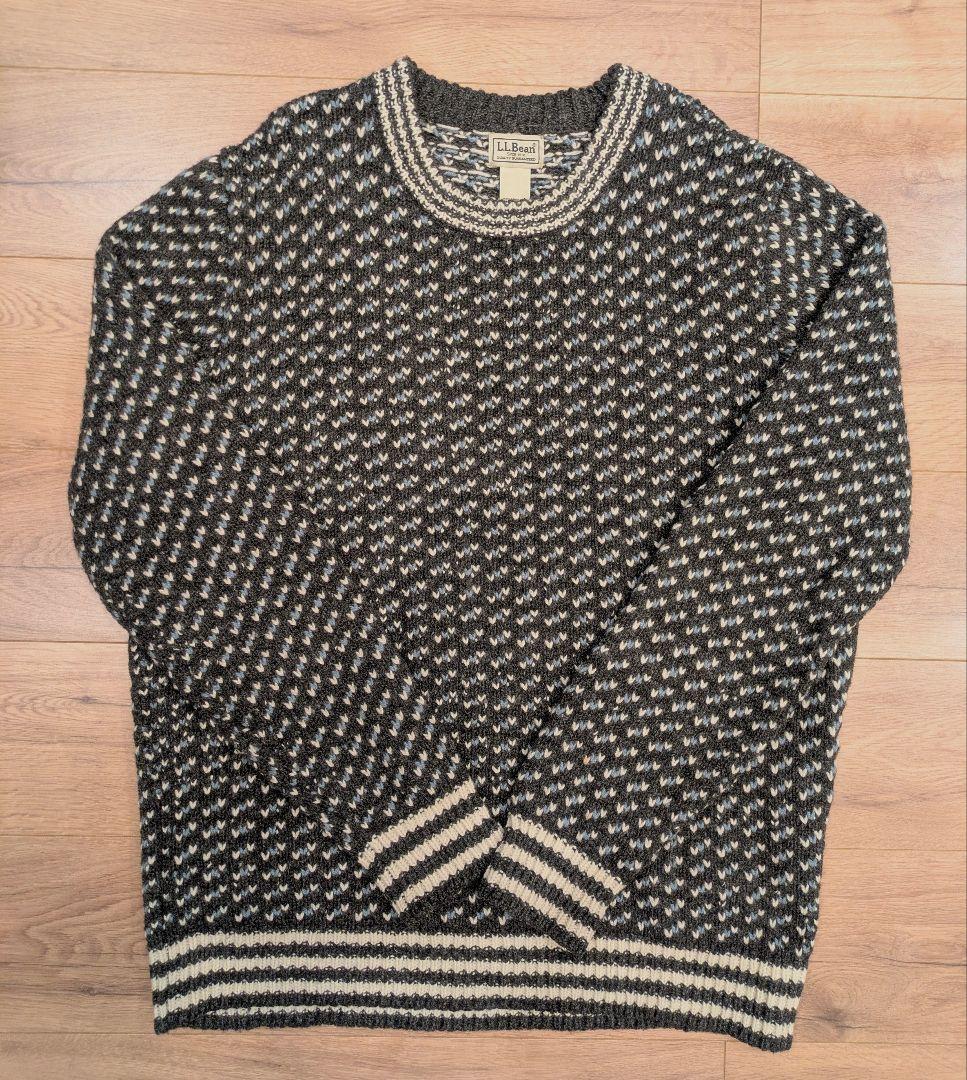 【L.L.BEAN】バーズアイニットセーター